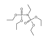 N,N-bis(diethoxyphosphoryl)ethanamine Structure