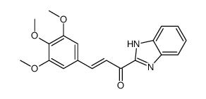 1-(1H-benzimidazol-2-yl)-3-(3,4,5-trimethoxyphenyl)prop-2-en-1-one Structure