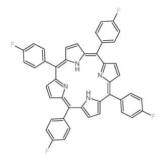 5,10,15,20-四(4-氟苯基)-21H,23H-卟啉结构式