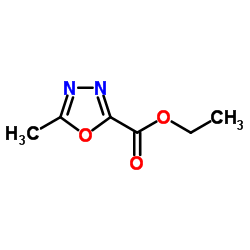 5-甲基-1,3,4-二唑-2-羧酸乙酯结构式