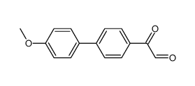2-(4'-METHOXY-[1,1'-BIPHENYL]-4-YL)-2-OXOACETALDEHYDE Structure