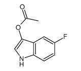 5-氟-1H-吲哚-3-基乙酸酯结构式