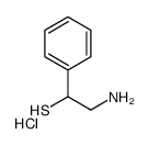 2-amino-1-phenylethanethiol,hydrochloride Structure