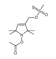(1-Acetoxy-2,2,5,5-tetramethyl-d-3-pyrroline-3-methyl) Methanethiosulfonate结构式