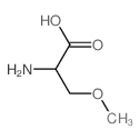 O-甲基DL-丝氨酸结构式