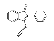 3-azido-2-phenylindan-1-one结构式