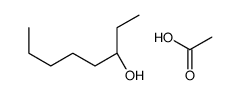 acetic acid,(3R)-octan-3-ol结构式