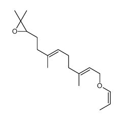 3-[(3E,7E)-3,7-dimethyl-9-[(E)-prop-1-enoxy]nona-3,7-dienyl]-2,2-dimethyloxirane Structure
