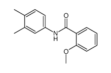 Benzamide, N-(3,4-dimethylphenyl)-2-methoxy- (9CI)结构式