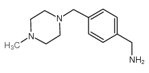 4-(4-甲基哌嗪-1-基)甲基苯基 甲胺结构式