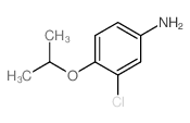 3-氯-4-异丙氧基-苯胺结构式