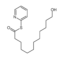 S-pyridin-2-yl 12-hydroxydodecanethioate结构式