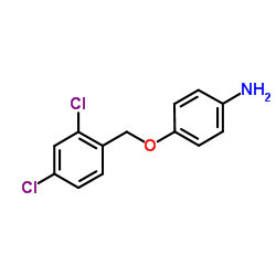 4-[(2,4-Dichlorobenzyl)oxy]aniline结构式