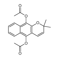 α-lapachone diacetate Structure
