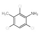 2,4,6-三氯-3-甲基苯胺结构式