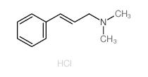 (E)-N,N-dimethyl-3-phenyl-prop-2-en-1-amine结构式