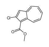 methyl 2-chloroazulene-1-carboxylate结构式