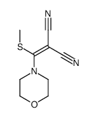 (甲基硫代)(吗啉-4-基)亚甲基]丙二腈结构式