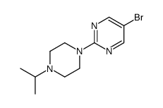 5-bromo-2-(4-propan-2-ylpiperazin-1-yl)pyrimidine Structure