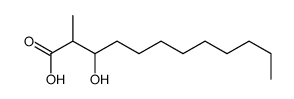 3-hydroxy-2-methyldodecanoic acid Structure