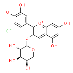 矢车菊-3-O-阿糖胞苷结构式