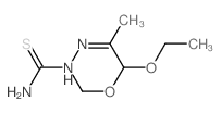 (1,1-diethoxypropan-2-ylideneamino)thiourea Structure