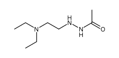 acetic acid-[N'-(2-diethylamino-ethyl)-hydrazide]结构式