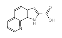 1H-吡咯并[3,2-H]喹啉-2-羧酸结构式