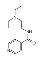 N-[2-(diethylamino)ethyl]pyridine-4-carboxamide结构式