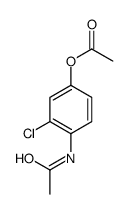 (4-acetamido-3-chlorophenyl) acetate结构式