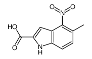 5-methyl-4-nitro-1H-indole-2-carboxylic acid Structure