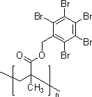 Poly(pentabromobenzyl methacrylate) Structure