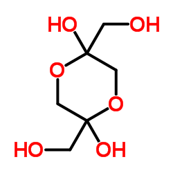 1,3-二羟基丙酮二聚体结构式
