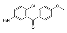 (5-amino-2-chlorophenyl)-(4-methoxyphenyl)methanone结构式