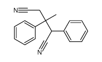 3-methyl-2,3-diphenylpentanedinitrile Structure
