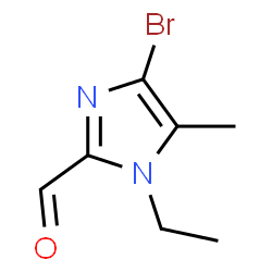 1H-Imidazole-2-carboxaldehyde,4-bromo-1-ethyl-5-methyl-(9CI) Structure