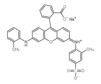 sodium 2-[3-(4-sulfonato-o-tolyliminio)-6-o-toluidino-3H-xanthen-9-yl]benzoate picture