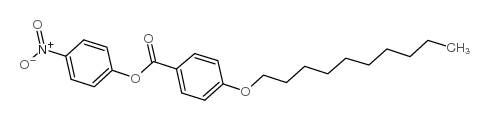 P-NITROPHENYL P-DECYLOXYBENZOATE结构式
