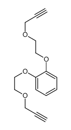 1,2-bis(2-prop-2-ynoxyethoxy)benzene结构式