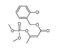 3-(Dimethoxyphosphinyloxy)-2-butenoic acid 2-chlorobenzyl ester结构式