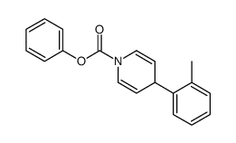 phenyl 4-(2-methylphenyl)-4H-pyridine-1-carboxylate Structure