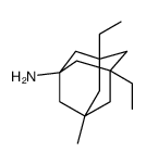 Tricyclo[3.3.1.13,7]decan-1-amine, 3,5-diethyl-7-methyl- (9CI)结构式