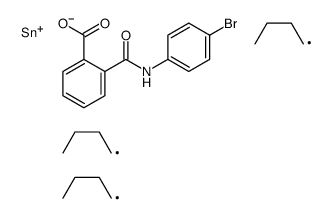 tributylstannyl 2-[(4-bromophenyl)carbamoyl]benzoate结构式