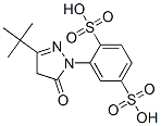 2-(3-tert-Butyl-5-oxo-2-pyrazolin-1-yl)-1,4-benzenedisulfonic acid结构式