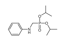 N-[di(propan-2-yloxy)phosphorylmethyl]aniline Structure