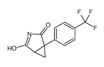 1-[4-(trifluoromethyl)phenyl]-3-azabicyclo[3.1.0]hexane-2,4-dione结构式