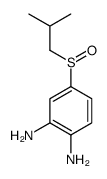 4-(2-methylpropylsulfinyl)benzene-1,2-diamine结构式