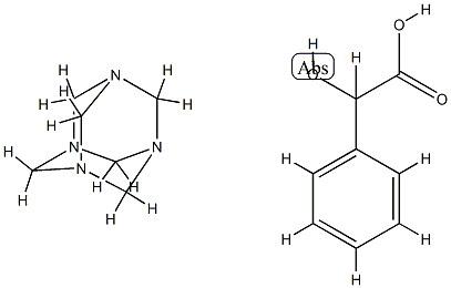glycolic acid, compound with 1,3,5,7-tetraazatricyclo[3.3.1.13,7]decane Structure