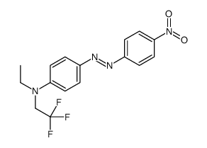 N-ethyl-4-[(4-nitrophenyl)diazenyl]-N-(2,2,2-trifluoroethyl)aniline Structure