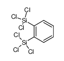 o-bis(trichlorosilyl)benzene Structure